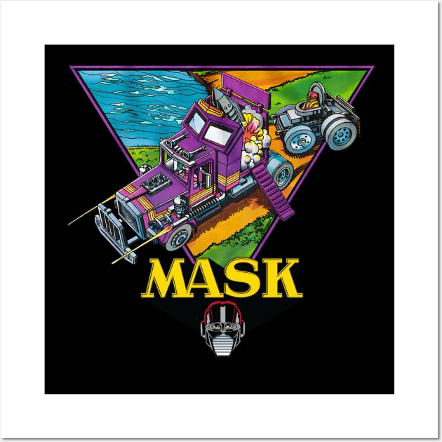 MASK Rhino! Wall Art by SkipBroTees